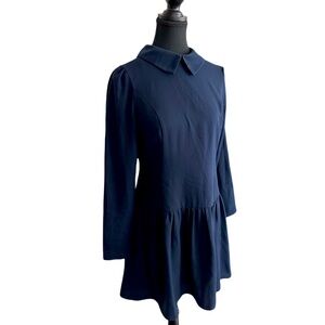 CSLR fashion forward drop waist collar dress